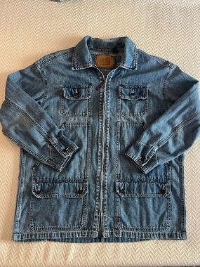 Vintage Denim Chore Jacket